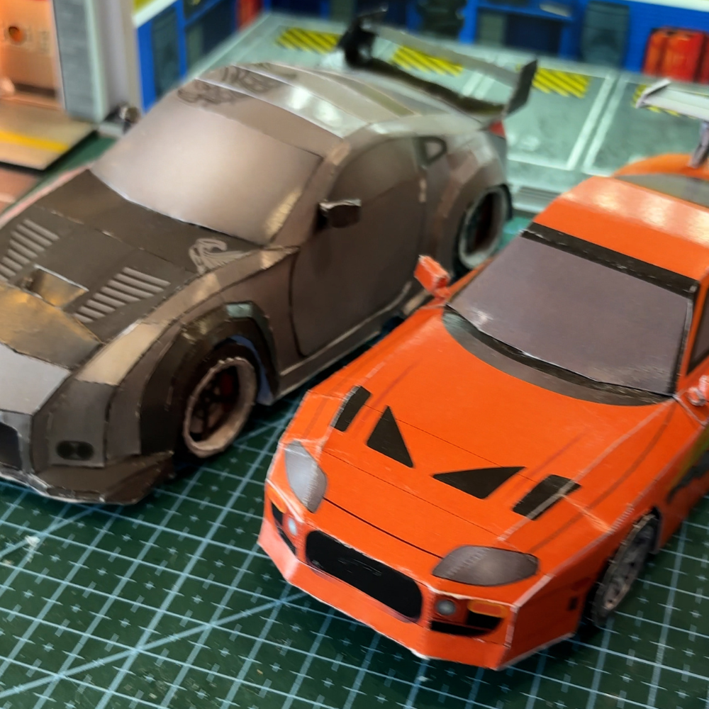 Drivox Papercraft Car – Fast Legends