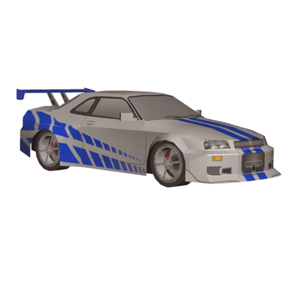 Drivox Papercraft Car – Fast Legends