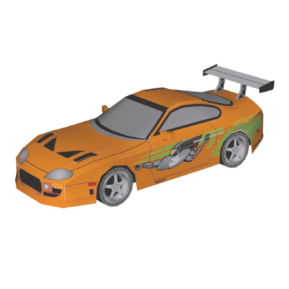 Drivox Papercraft Car – Fast Legends