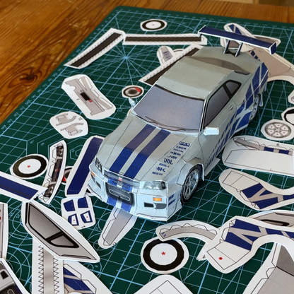 Drivox Papercraft Car – Fast Legends