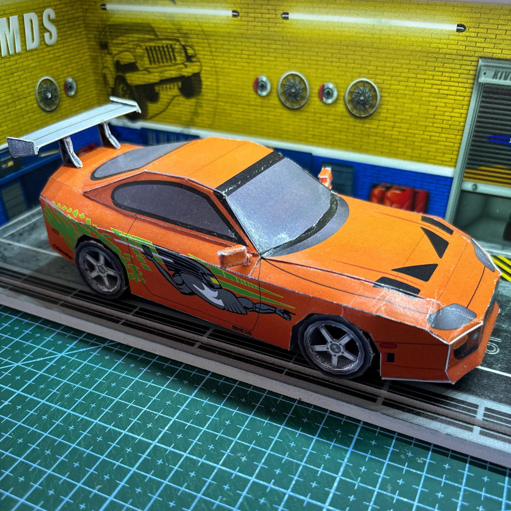 Drivox Papercraft Car – Fast Legends