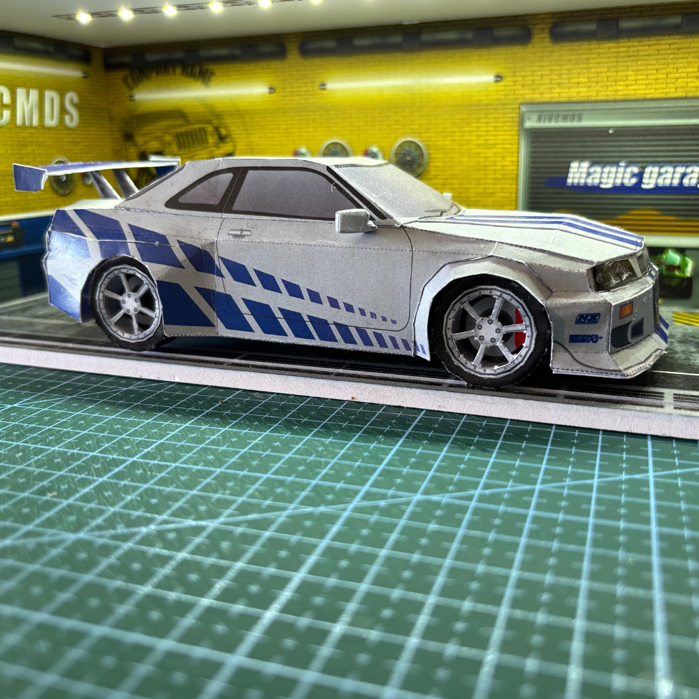 Drivox Papercraft Car – Fast Legends