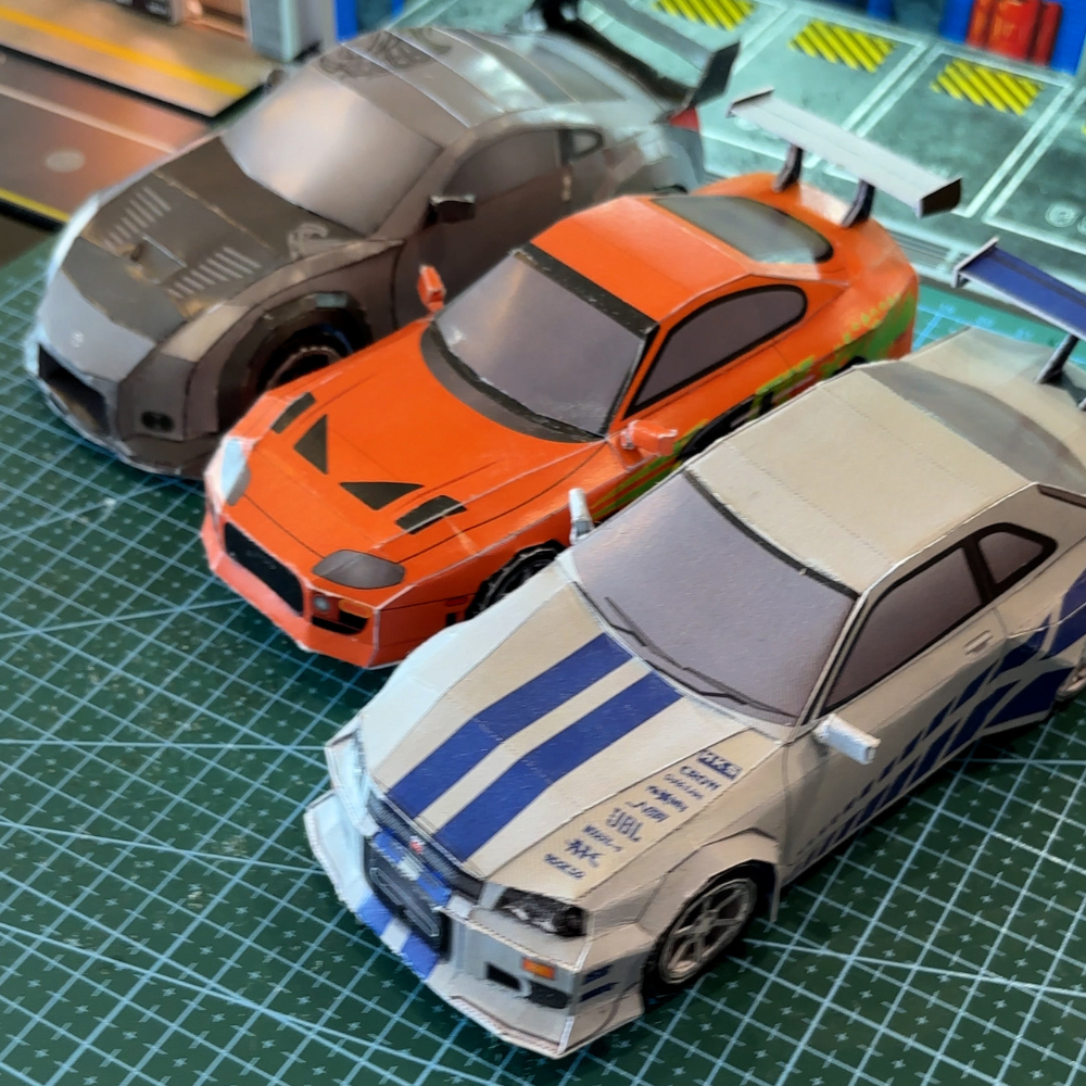Drivox Papercraft Car – Fast Legends