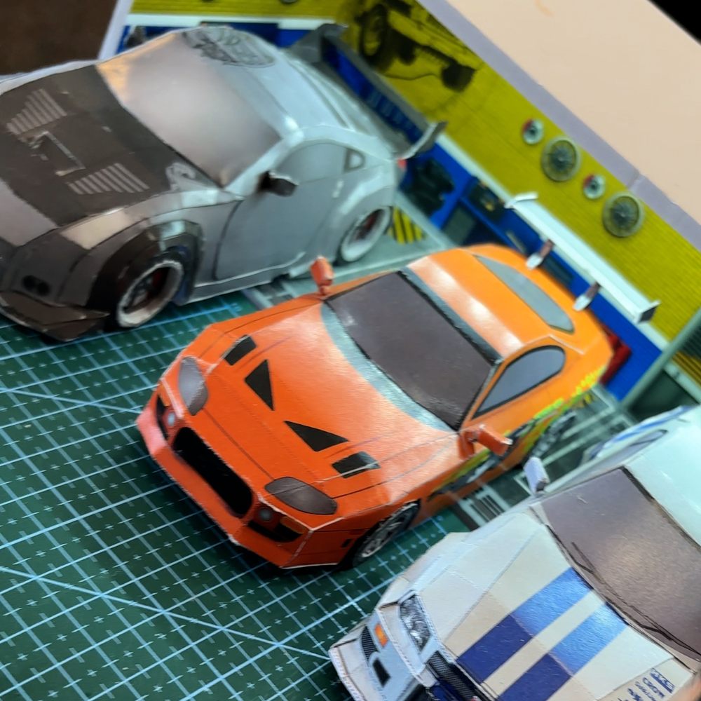 Drivox Papercraft Car – Fast Legends